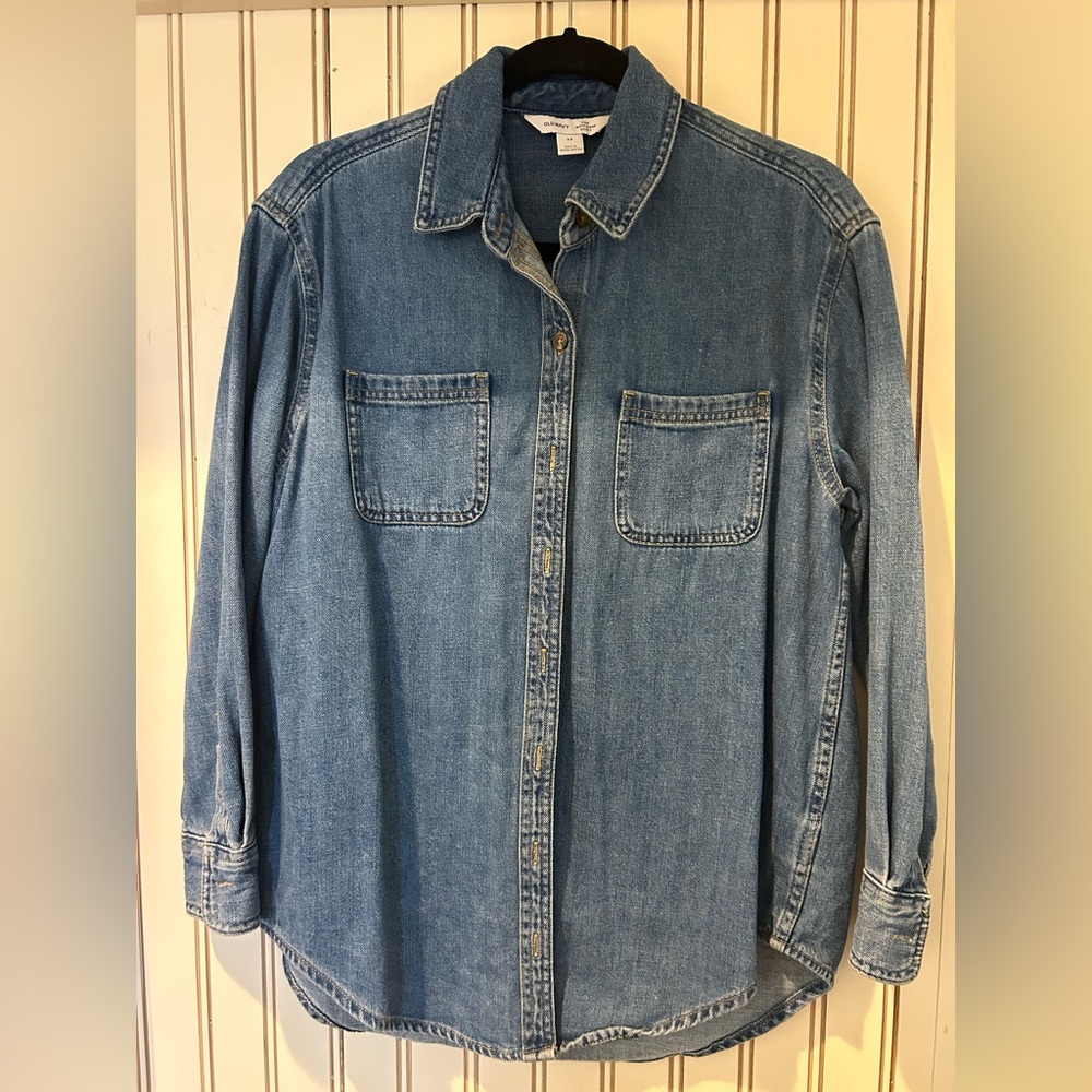 Old Navy Denim Boyfriend Shirt